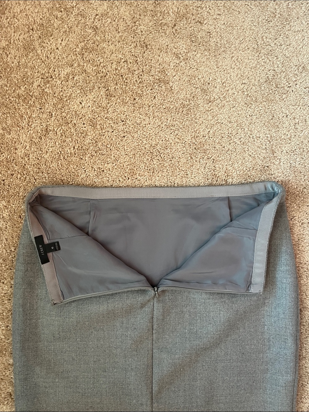 J. Crew Wool Pencil Skirt - Picture 7 of 11